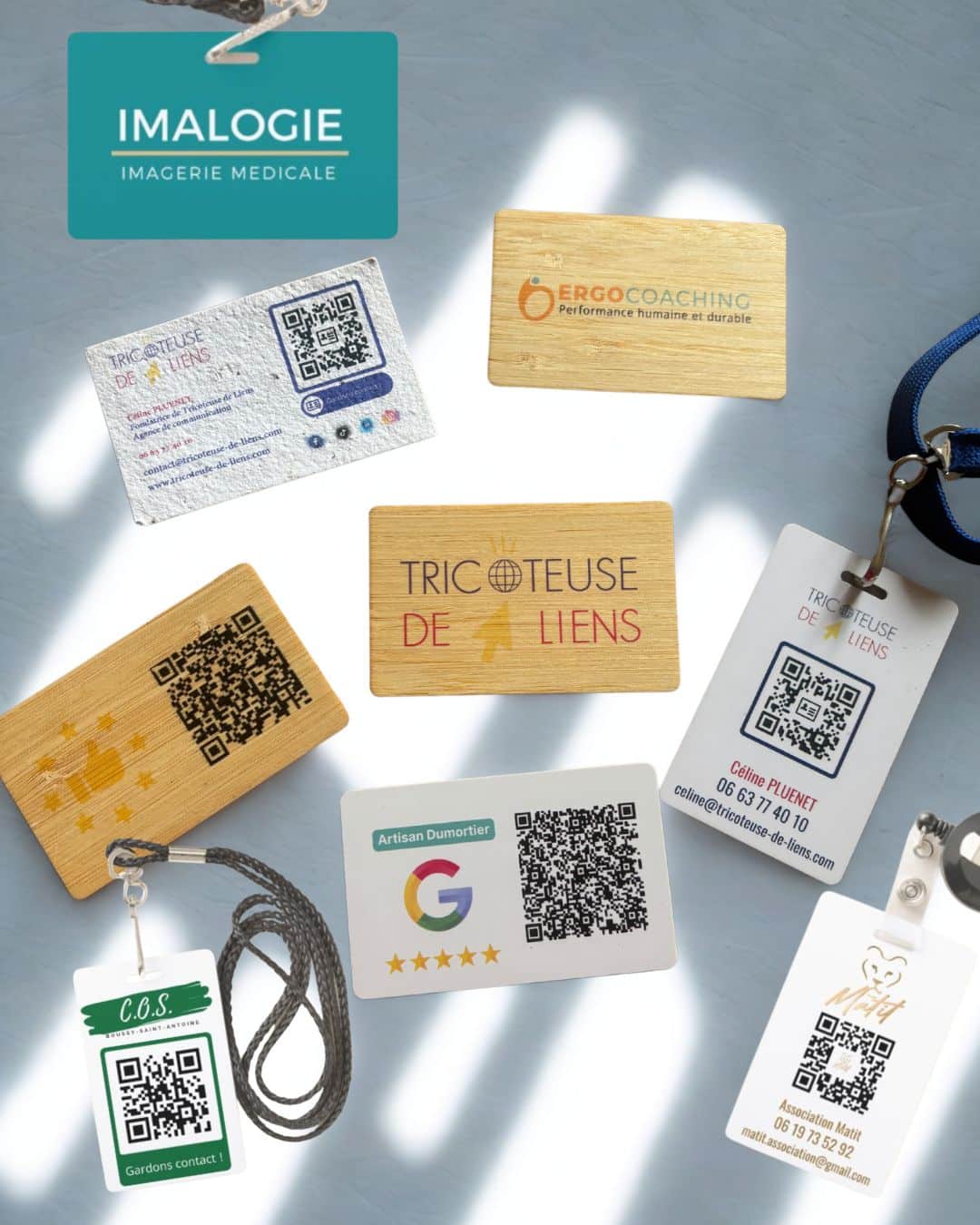 comparatif carte de visite écologique et connectée